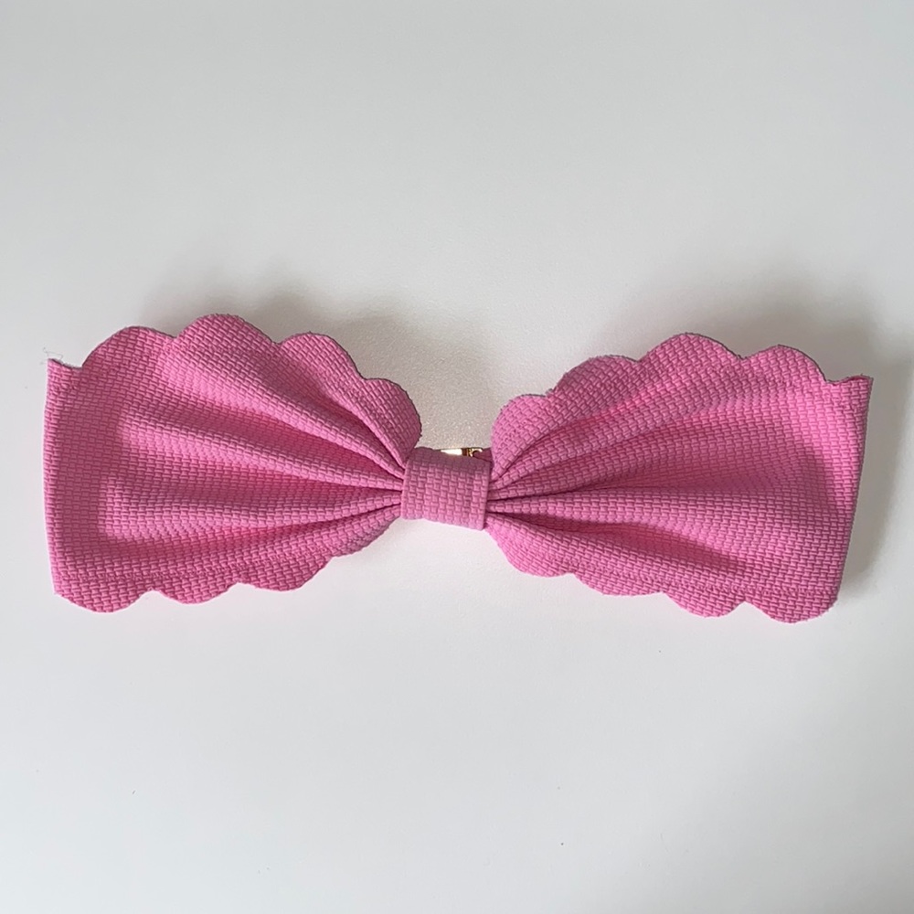 Marysia Bandeau Scalloped Bikini Top